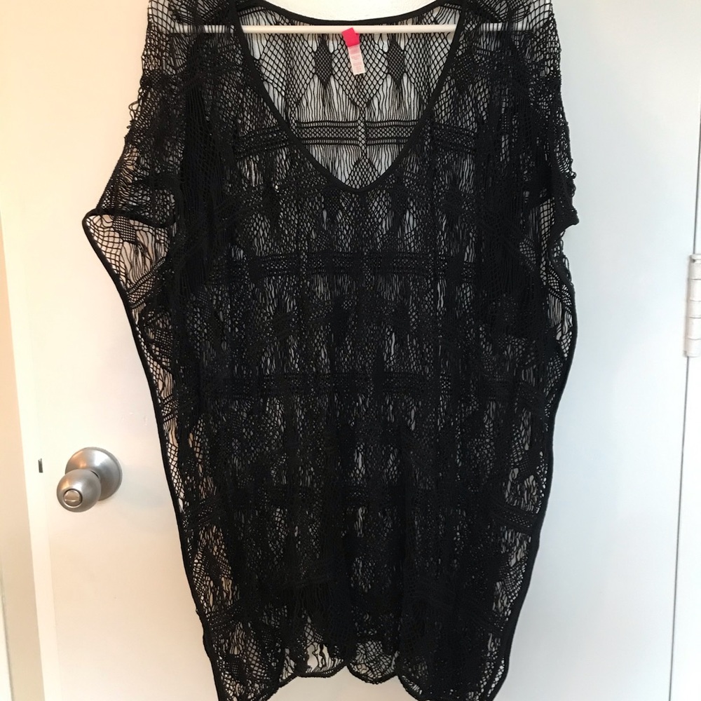 Victoria’s Secret Black Lace Swimsuit Cover